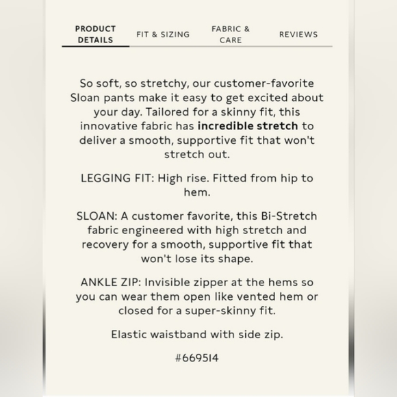 Banana Republic Sloan Legging - Picture 3 of 4